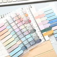 200 ملاحظات لاصقة شبه شفافة متدرجة اللون من نوع واحد يمكن استخدامها لتمييز الكتب المدرسية وتصنيف مستلزمات المكتب. وهي مناسبة لتدوين الملاحظات والفهرسة