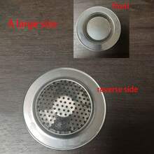 Colador de acero inoxidable para fregadero, atrapador de drenaje de lavabo, cesta de filtro de drenaje de fregadero de cocina