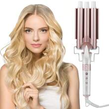 Hatteker Professional Iron Hair Curler Wave Curler LED Display Female Hair Straightener Hair Curler Tools Hairdressing Iron - EU C Type Plug(220-240V) - View 10