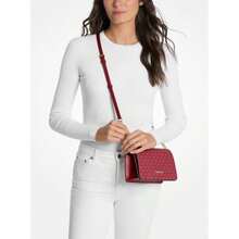 Michael Kors Jet Set Medium Signature Logo Crossbody Bag |  | Women Crossbody - anh đào - Xem 3