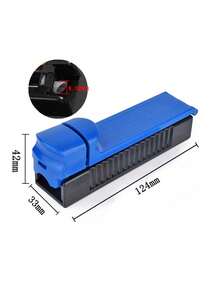 1 szt. przenośna ręczna maszynka do skręcania papierosów (8 mm) – szybka i idealna, miniaturowa przenośna plastikowa maszynka do skręcania papierosów, maszyna do papierosów, typu push-pull, nie wymaga zasilania – wytrzymały plastik, nadaje się do codziennego użytku i czyszczenia, ręczna plastikowa maszynka do skręcania papierosów, maszyna do bibułek, akcesoria do palenia – kolor losowy, artykuły szkolne - Wielokolorowe - Zobacz 3