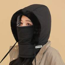 Men Pilot Hat - Black - View 4