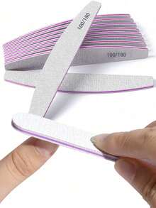 10/2pcs Nail Files, Double-Sided Nail Buffers, Professional Nail Care Tools For DIY Nail Shaping, Buffing, Polishing, Suitable For Women Fingernails And Toenails, Ideal For Home And Salon Use, Nail Art Supplies - Multicolor - View 12