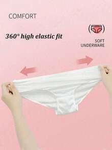 1/5件裝女性一次性內褲，包裝，孕婦與產後一次性內褲，女性一次性三角褲，旅行內褲，月經與產後用品 - 彩色 - 查看 3
