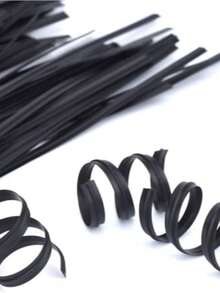 400 Pcs Twist Ties For Bags 5" Cable Ties Bag Twist Ties For Cord Twist Bread Ties Reusable Black Plastic Coated Ties Heavy Duty Bread Ties Twist Wire Ties For Household And Office Use - Black - View 9