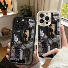 1 funda para móvil Wednesday-Addams-Diamond 2D, anti-caída compatible con iPhone 11, 12, 13, 14, 15 y 16 16PROMAX PLUS - diseño moderno y creativo, funda absorbente de impactos - Blanco - Ver 11