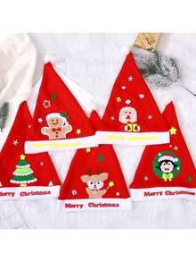 DIY Christmas Hat Craft Kit - Creative Toys, Random Styles, Suitable As Holiday Gifts, Party Decorations, And Creating Festive Atmosphere - Multicolor - View 13