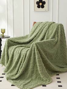 1/8件加厚提花绒毯，尺寸：90.55/78.74/70.87/59.06/39.37英寸，柔软保暖，双面可用，适用于客厅、卧室、宿舍装饰、秋季装饰、房间装饰，法兰绒、灯芯绒、雪尼尔面料