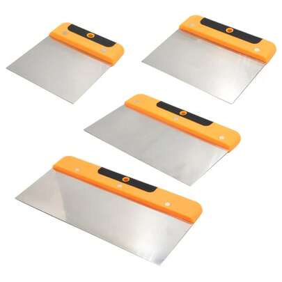 Raspador de pintura de 4/6/8/10 pulgadas, cuchillo de masilla de acero inoxidable, espátula para relleno y reparación de yeso y papel tapiz