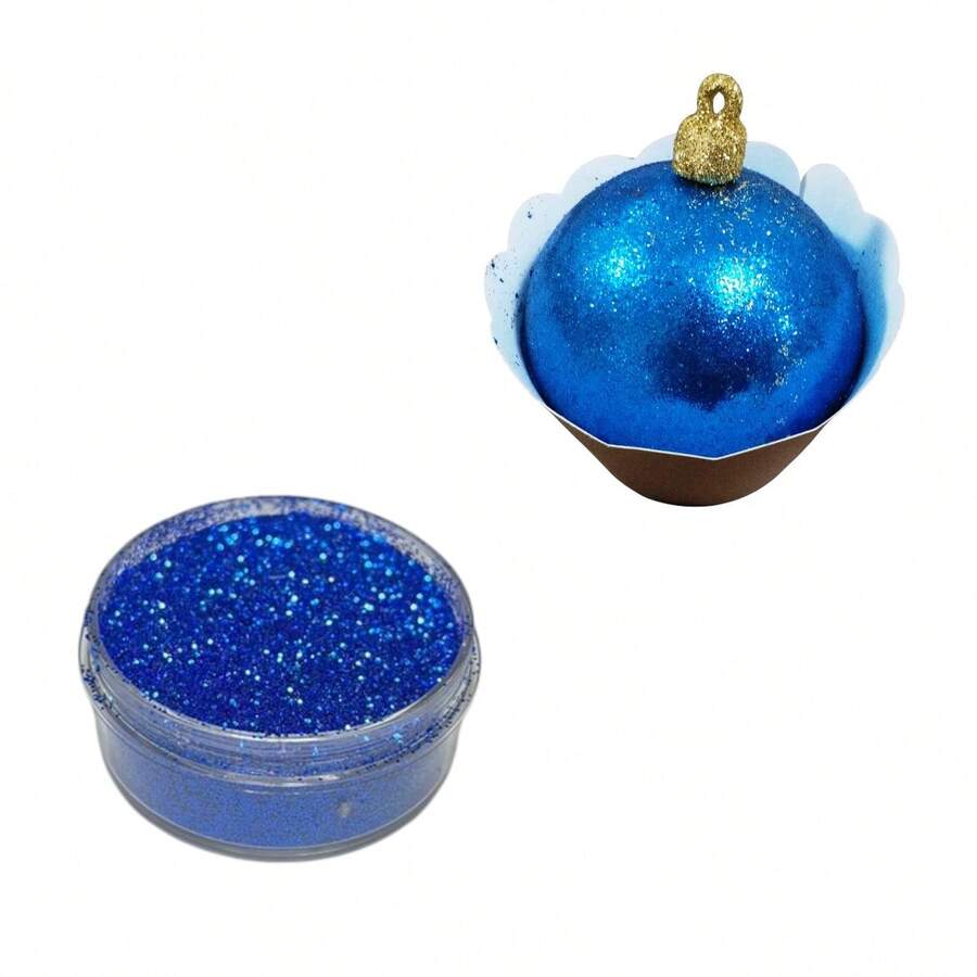 Diamantina Brillantina Glitter Comestible de 7 gramos. Ideal para Repostería o Bebidas. - Azul - Ver 1