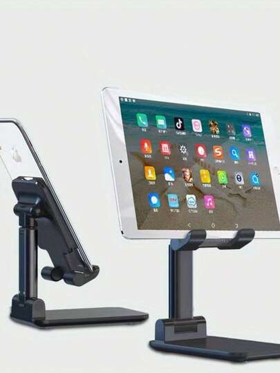 Suport telefon desktop 1 buc - Suport pliabil universal pentru smartphone-uri și tablete, portabil pentru fotografie, filmare video și streaming live
