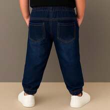 Set Of 2 Jogger Jeans With Lycra For Boys And Teens - Dark-medium - View 3
