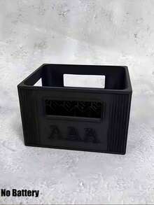 AAA/AA Battery Storage Box - High Capacity, 30/20 Slots, Durable Plastic Material, Battery Organizer, Decorative Battery Rack, Stackable Design - Batteries Not Included - Battery Holder - Multicolor - View 17