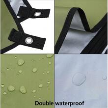 118 X 118 Inches Waterproof Camping Tarp Footprint Ground Sheet - Lightweight, Durable UV & Rain Protection For Tents, Beach, Picnics, Car Or Camping And Adventure, FArmyss Green{Inchcolor_nameinch:InchFArmyssGreeninch,Inchsize_nameinch:InchOversize(Approx118x118inches)Inch} - 軍綠色 - 查看 5