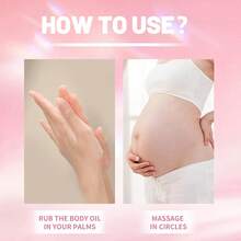 Aceite corporal VGO con vitamina E, aceite corporal para después de la ducha para mujer, hidratante ligero, no graso y de rápida absorción para cicatrices y estrías, hidratante para piel seca y sensible - Rosa Pálido - Ver 3