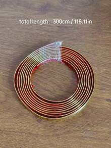 [Waterproof Metal Texture Strip] Self-Adhesive Waterproof Metal Texture Strip | Seam Decorative Wall Cloth Edge, Door And Window Edge Line, Waist Line, Kick Line, Kitchen Bathroom Countertop Gap, Cabinet Frame Beautification, Ceiling Corner Line