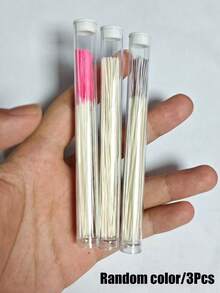 Disposable Piercing Cleaner Floss 3 Bottles - Rose Scent Ear Piercing Hole Cleaner, Odor Removal Aftercare Tool