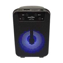Bluetooth Speaker With FM Radio, 3" Wireless SD Card Reader With LED Light - Black - View 4