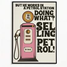 1pc The 1975 Inspired Music Print: Indie Rock Gig Posters Canvas Painting Wall Arts Room Home Decoration Unframed - Multicolor - View 1