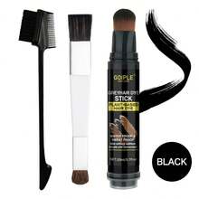 Goiple 20毫升染发笔，持久遮盖白发，带刷头，防水防汗，快速遮盖白发，适用于发根和胡须，干燥后不留痕迹或粘腻残留，发际线遮盖笔打造自然轮廓，蕾丝染色笔适用于假发，易于使用和携带，男女通用 - 彩色 - 查看 11