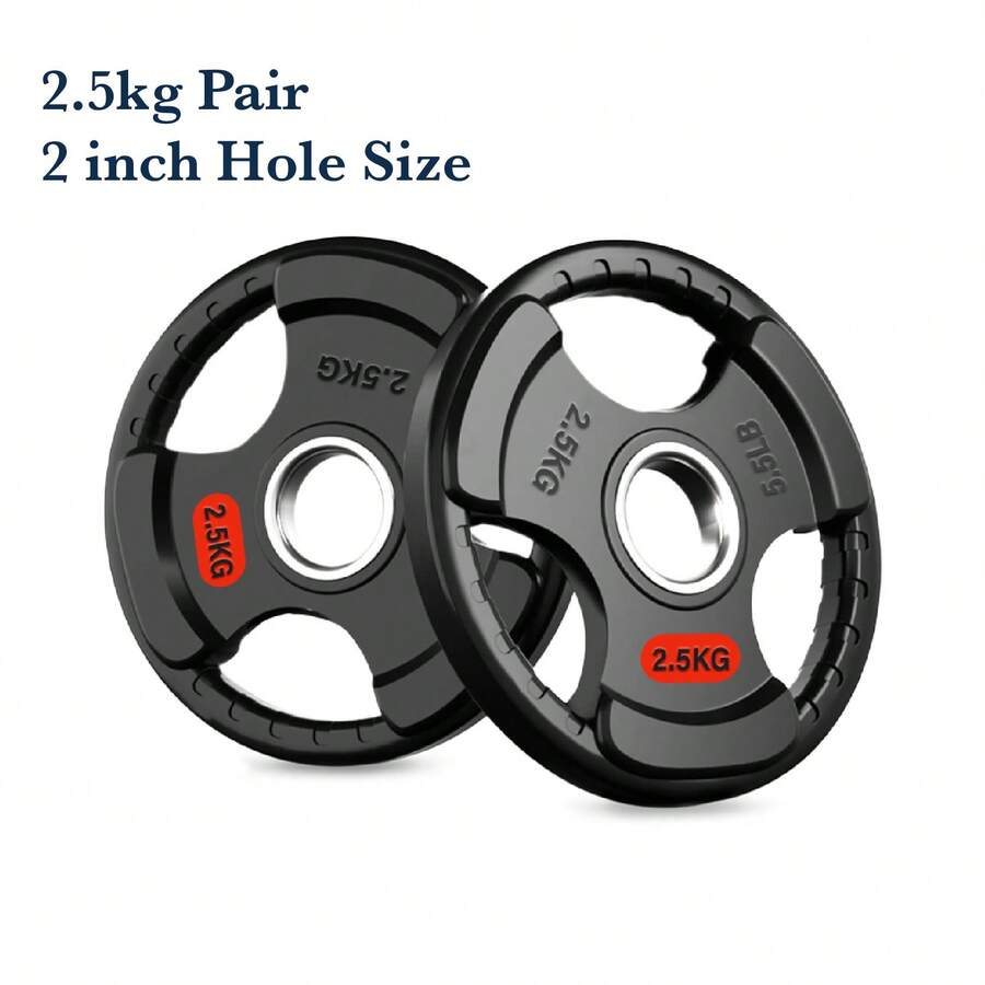 Shark Power Gear 2.5kg Pair Tri Grip Plate Without Barbell - 2.5kg Pair Tri Grip Plate - View 1