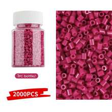 2000 piezas - Juego de cuentas de fusión de 2.6mm, ideal para principiantes y aficionados de las artes y manualidades, joyería de cuentas creativa, material duradero, suministros de cuentas, diseñadores creativos, regalo perfecto para Halloween, Navidad, días festivos