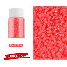 1000 piezas - Juego de cuentas de fusión de 2.6mm, ideal para principiantes y aficionados de las artes y manualidades, joyería de cuentas creativa, material duradero, suministros de cuentas, diseñadores creativos, regalo perfecto para Halloween, Navidad, días festivos