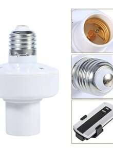 Socket Control Remoto Inalámbricos Para Foco Led fácil instalación RL007 - Blanco - Ver 2
