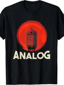 Modular Synthesizer Og Techno Acid Keyboard T-Shirt - Style 3 - View 1