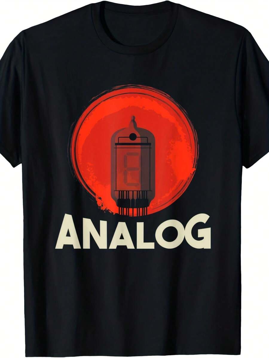 Modular Synthesizer Og Techno Acid Keyboard T-Shirt - Style 3 - View 1