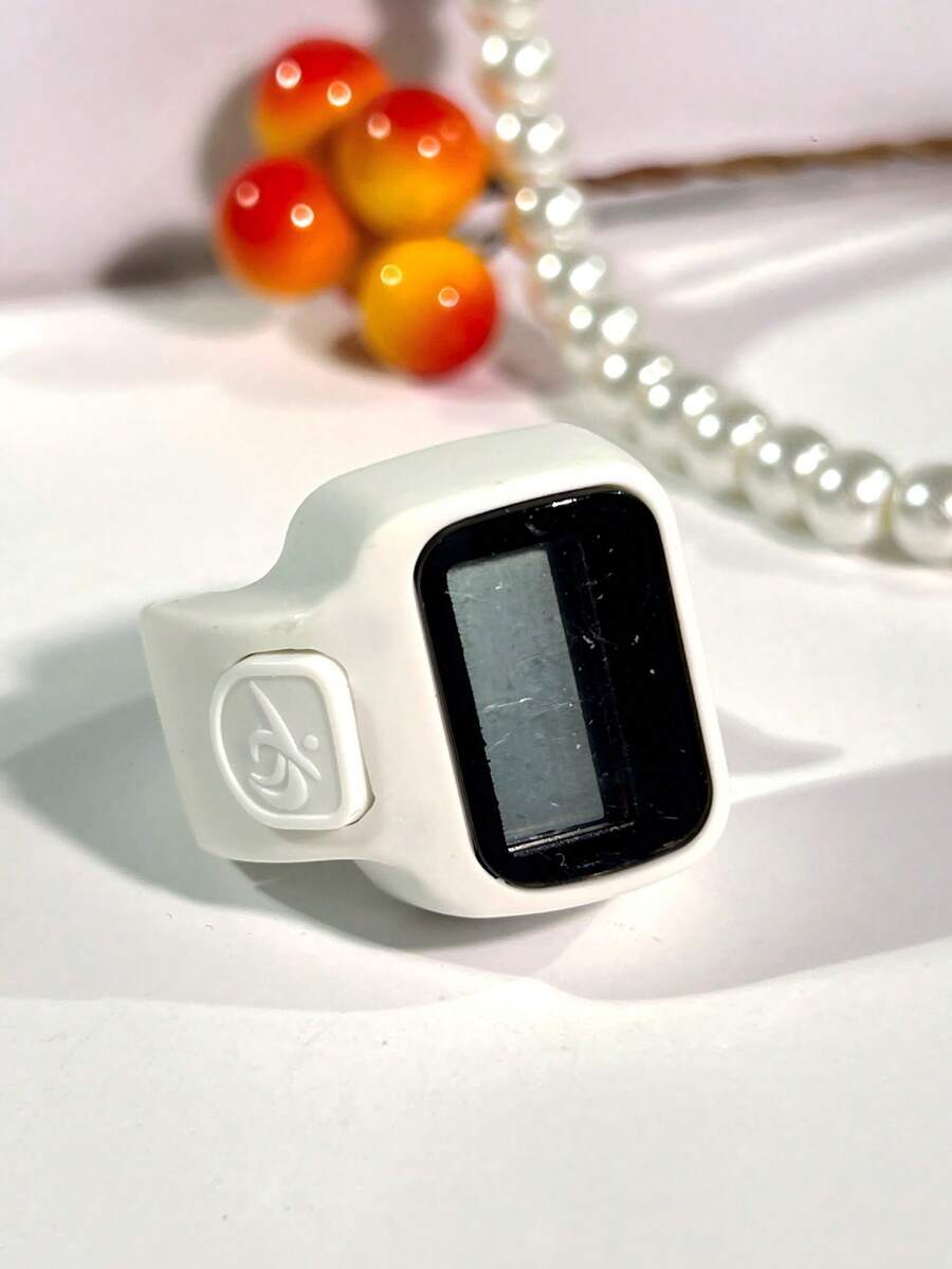 Contador de dedos electrónico LED mini, contador manual portátil de anillo - Multicolor - Ver 1
