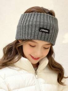 Christmas Reindeer Knit Scarf For Girls, Autumn/Winter, Korean Style, Versatile, Thick, Warm, Neck Protector, Wool Scarf