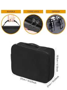 Multi-Tiered Document Organizer - Large Capacity Passport Holder And Storage Bag - Multicolor - View 8