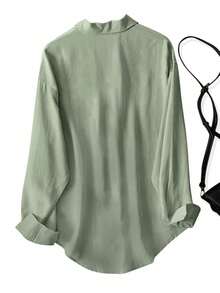 Women's Casual Loose Long Sleeve Shirt, Spring/Autumn