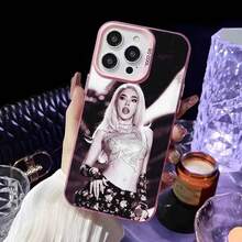 Funda a prueba de golpes rosa mate K- para 17,16,15,14,13,12,11,Pro,MAX - z7 - Ver 2