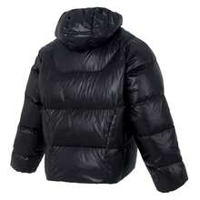 Puma Chaqueta acolchada con capucha para hombre, ropa deportiva cómoda y suave, casual y cálida de algodón acolchado, 635496-01 - Negro - Ver 2