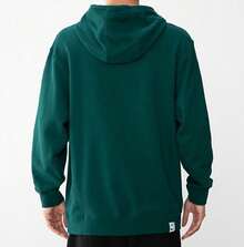 Adidas Felpa casual da uomo con cappuccio in maglia e stampa ampia