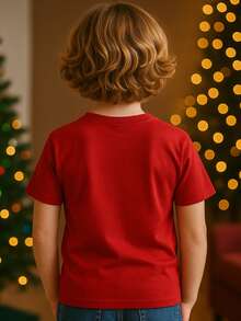 Young Boys T-Shirts - Red - View 2