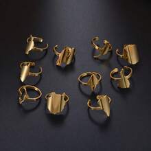 1 قطعة خاتم جزر الكناري الإسبانية / لا بالما / لا جومرا / تينيريفي / فويرتيفنتورا / جران كناري / لانزاروتي / مايوركا من الفولاذ المقاوم للصدأ