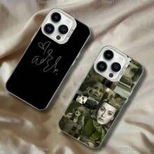 Funda de teléfono compatible Singer A- Adele 17,16,15,14,13,12,11,Pro,Max,Plus, cubierta blanca mate resistente a los golpes - Z2 - Ver 3