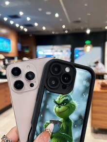 Funda para teléfono <<¿Qué ? ¿Qué Cocoa?» compatible con teléfonos ,  17,  16 Pro Max,  15 Pro Max,  13 y  12. Fabricada en TPU, ofrece protección contra golpes y caídas. Un regalo perfecto para familiares y amigos en las fiestas de invierno y otras ocasiones especiales. - Negro - Ver 3