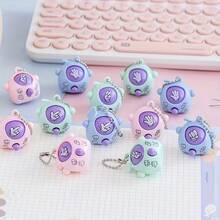 2-Piece Rock-Paper-Scissors Keychain Set Mini Fingertip Game Toy Bag Charm For Birthday Parties Classroom Reward Interactive Fun Game Toy Christmas Stocking Stuffer Rock-Paper-Scissors Keychain Transforming Egg Toy Creative Gift - màu sắc ngẫu nhiên - Xem 3