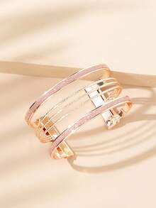 亮片細節開口手鐲