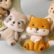 12 rollos de 8x 35 pulgadas, 1, 4 mm de grosor, hoja de tela de fieltro suave, 12 colores surtidos de la serie Morandi paquete de fieltro, para manualidades, costura, cuadrados, parches no - Multicolor - Ver 5