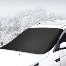 Silver Coated Windshield Cover, Anti-Frost Anti-Theft Car Windshield Sunshade