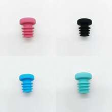 6/4个装 - 硅胶酒瓶塞 红酒瓶密封塞 油瓶塞 - 彩色 - 查看 13