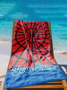 Personalized Kids Beach Towel, Summer Birthday Gift, Summer Vibe, Girls Beach Trip, Customized Beach Towel, Swimming Pool, Beach Decor - Multicolor - View 6