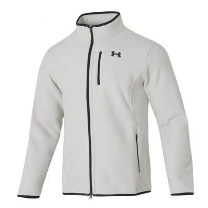Under Armour Chaqueta de forro polar APAC BF, ropa deportiva casual para hombres, uso diario 1389308-110