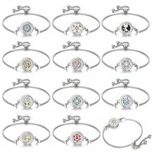 2026 New Aromatherapy Diffuser Products Tool Accessories Aroma Bracelets Stretchable Aromatherapy Essential Oil Diffuser Bracelet Adjustable Chain Perfume Oils Diffuser Bracelets For Men Women Couple Gifts - Silver - View 4
