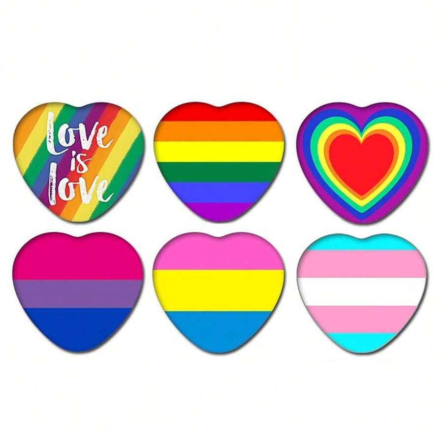 Pride Pins Outfits For Women Lgbtq Pins Gay Bi Ally Rainbow Lapel Pin Rainbow Flag Brooch Decoration For Clothes Bags Accessories{Inchcolor_nameinch:InchC:RainbowPridePinsinch} - C:RainbowPridePins - 查看 1